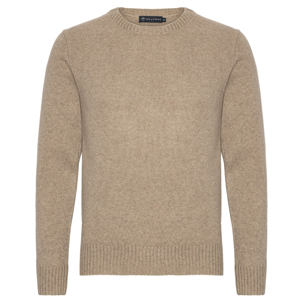 VER de TERRE Cashmere dame sweater Sweater 918 Bear mélange