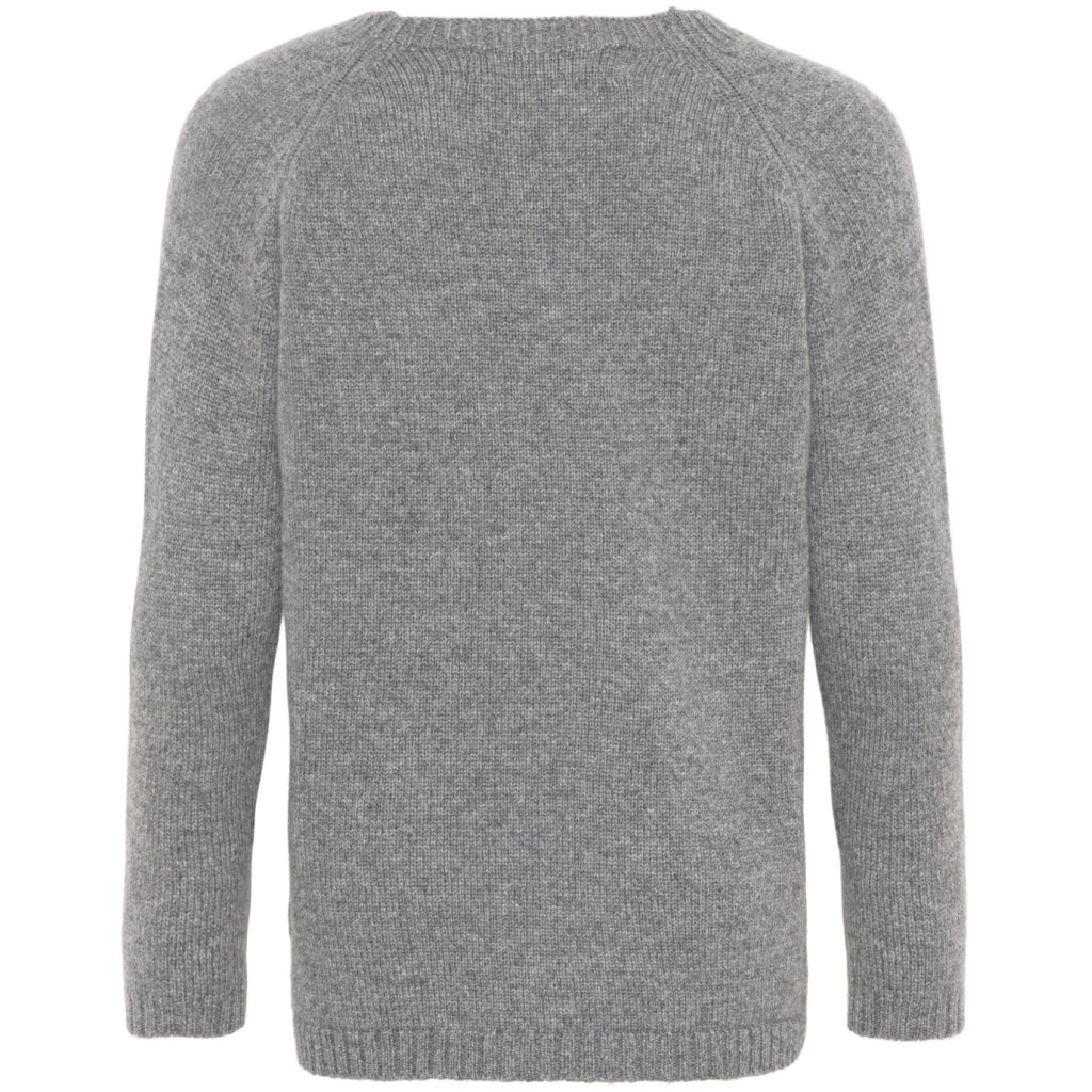 VER de TERRE Cashmere sweater Cashmere 060 Grey mélange