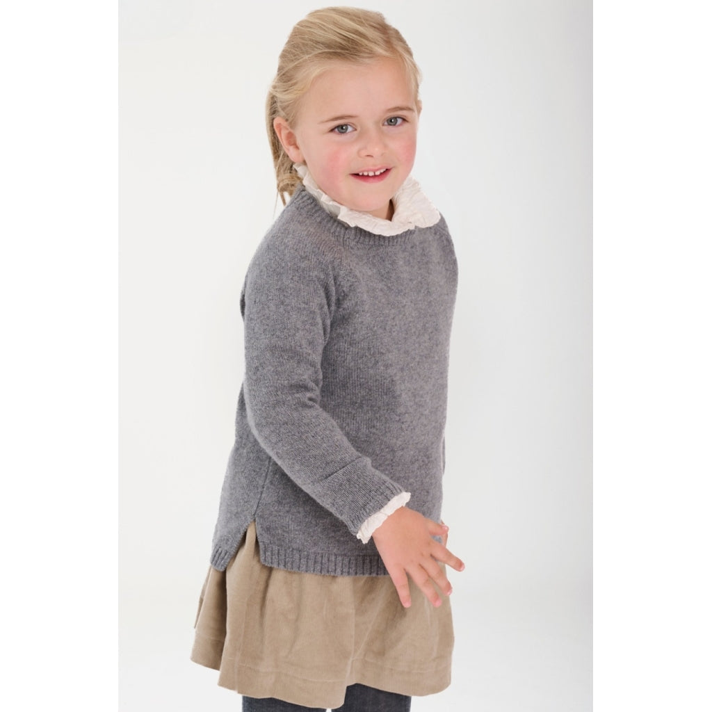 VER de TERRE Cashmere sweater Sweater 060 Grey mélange