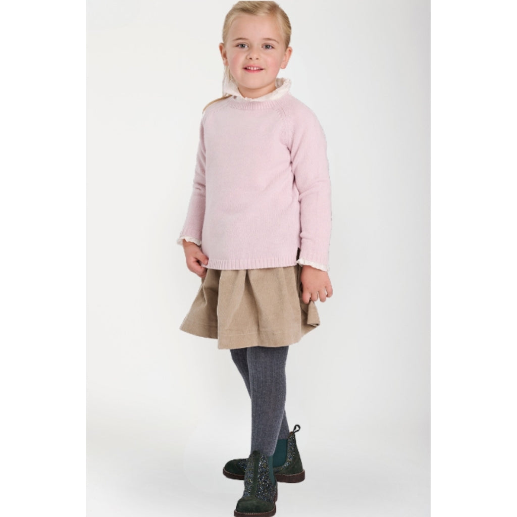 VER de TERRE Cashmere sweater Sweater 405 Rose powder