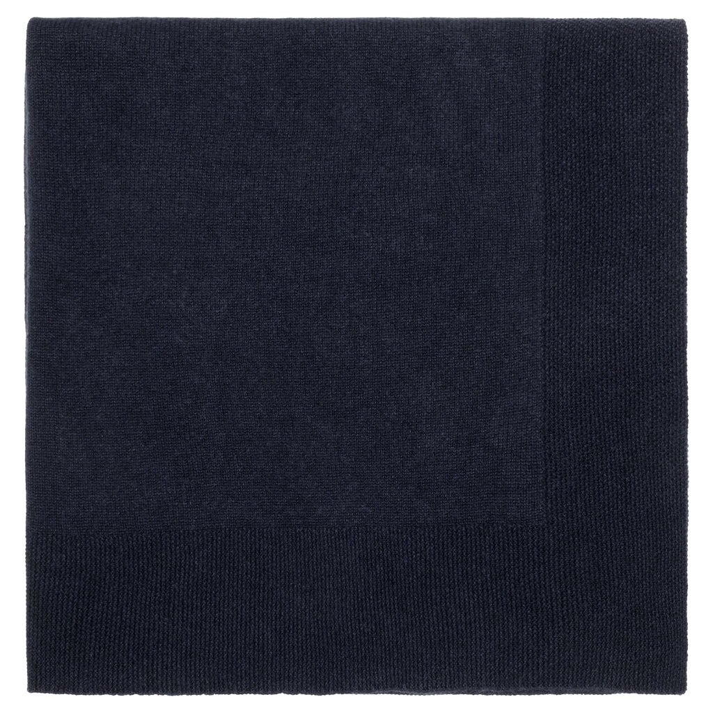 VER de TERRE Cashmere tørklæde Tæpper 600 Navy