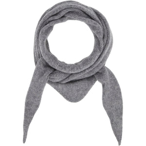VER de TERRE Cashmere trekant tørklæde Tørklæder & halsvarmere 060 Grey mélange