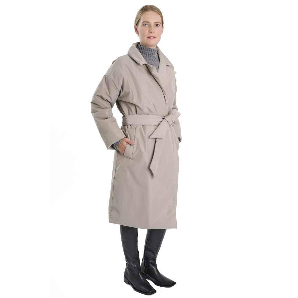 VER de TERRE Dame overgangsfrakke Frakke 983 Oyster/grey