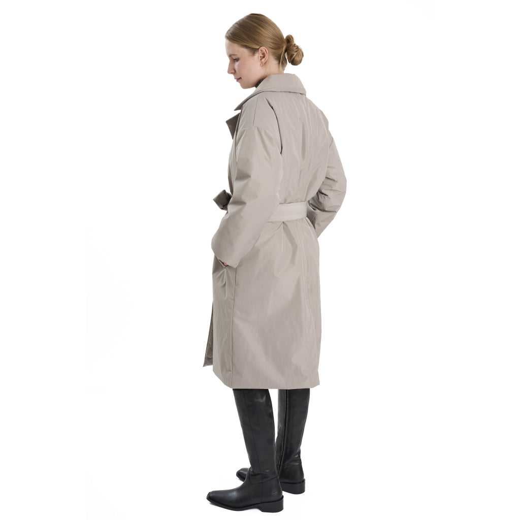 VER de TERRE Dame overgangsfrakke Frakke 983 Oyster/grey