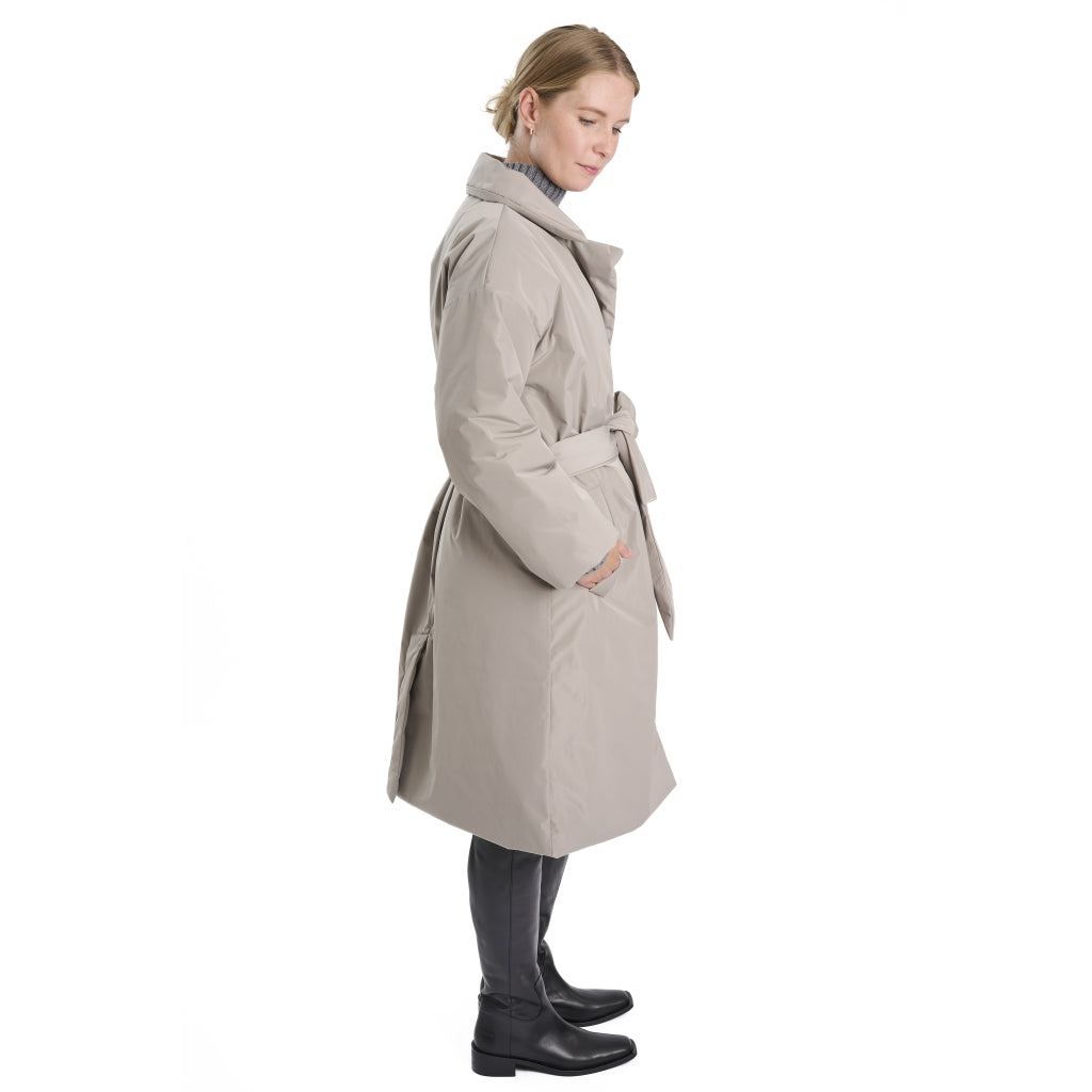 VER de TERRE Dame overgangsfrakke Frakke 983 Oyster/grey