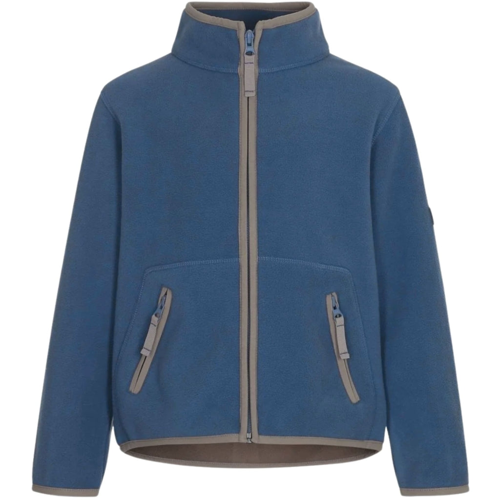 VER de TERRE Doubleface fleece jakke Jakke 666 Polar blue/mocca