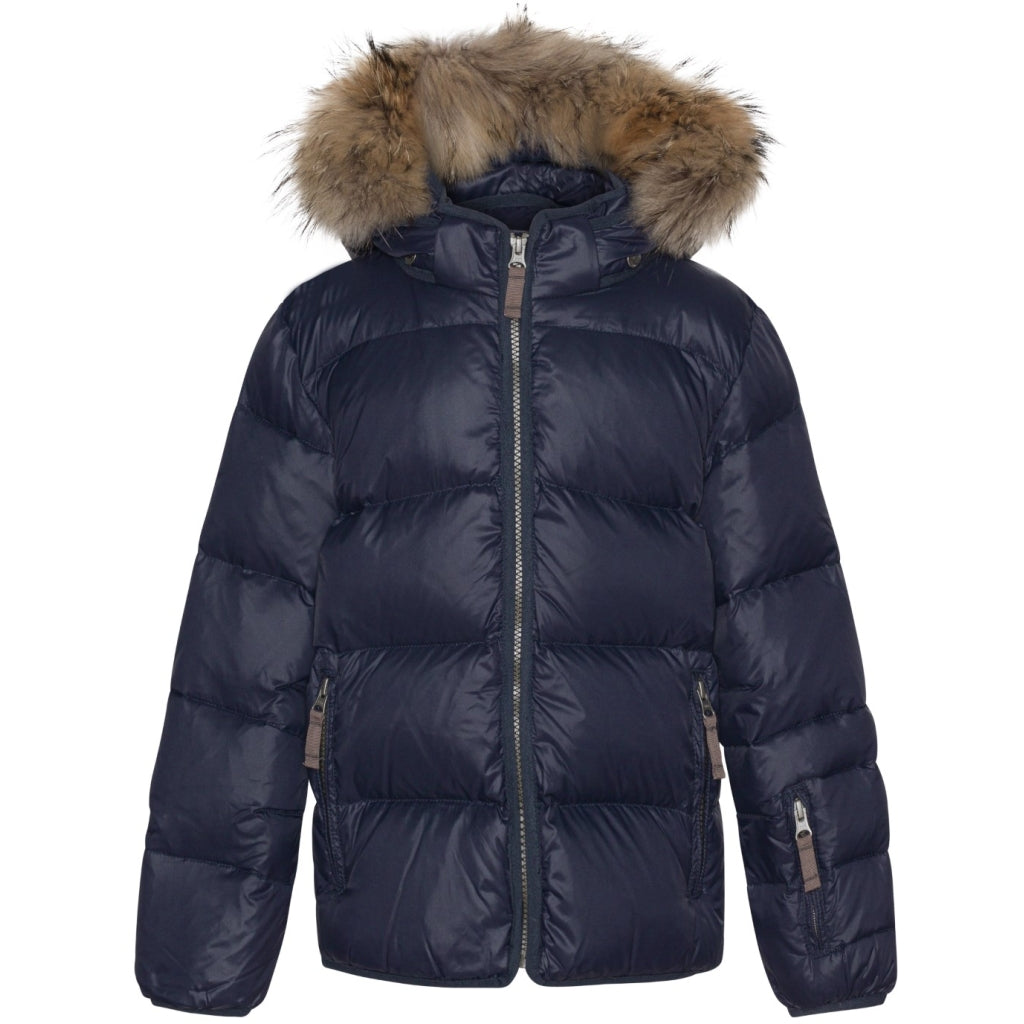 VER de TERRE Dunjakke med pels Jakke 600 Navy