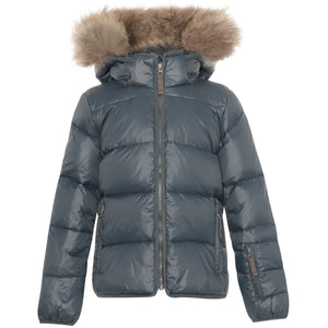 VER de TERRE Dunjakke med pels Jakke 668 Slate