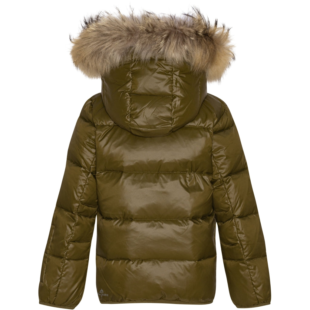 VER de TERRE Dunjakke med pels Jakke 871 Dark olive