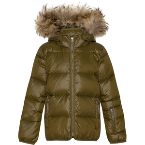 VER de TERRE Dunjakke med pels Jakke 871 Dark olive
