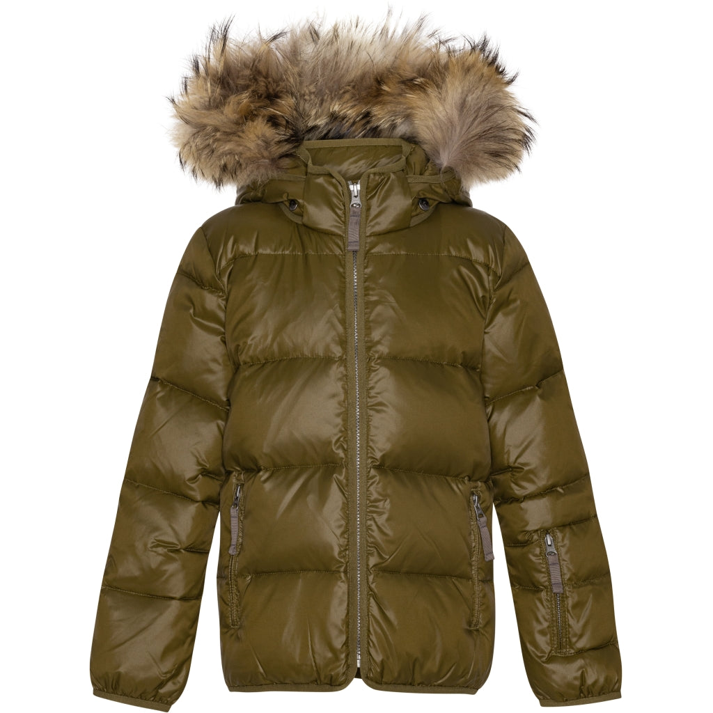 VER de TERRE Dunjakke med pels Jakke 871 Dark olive