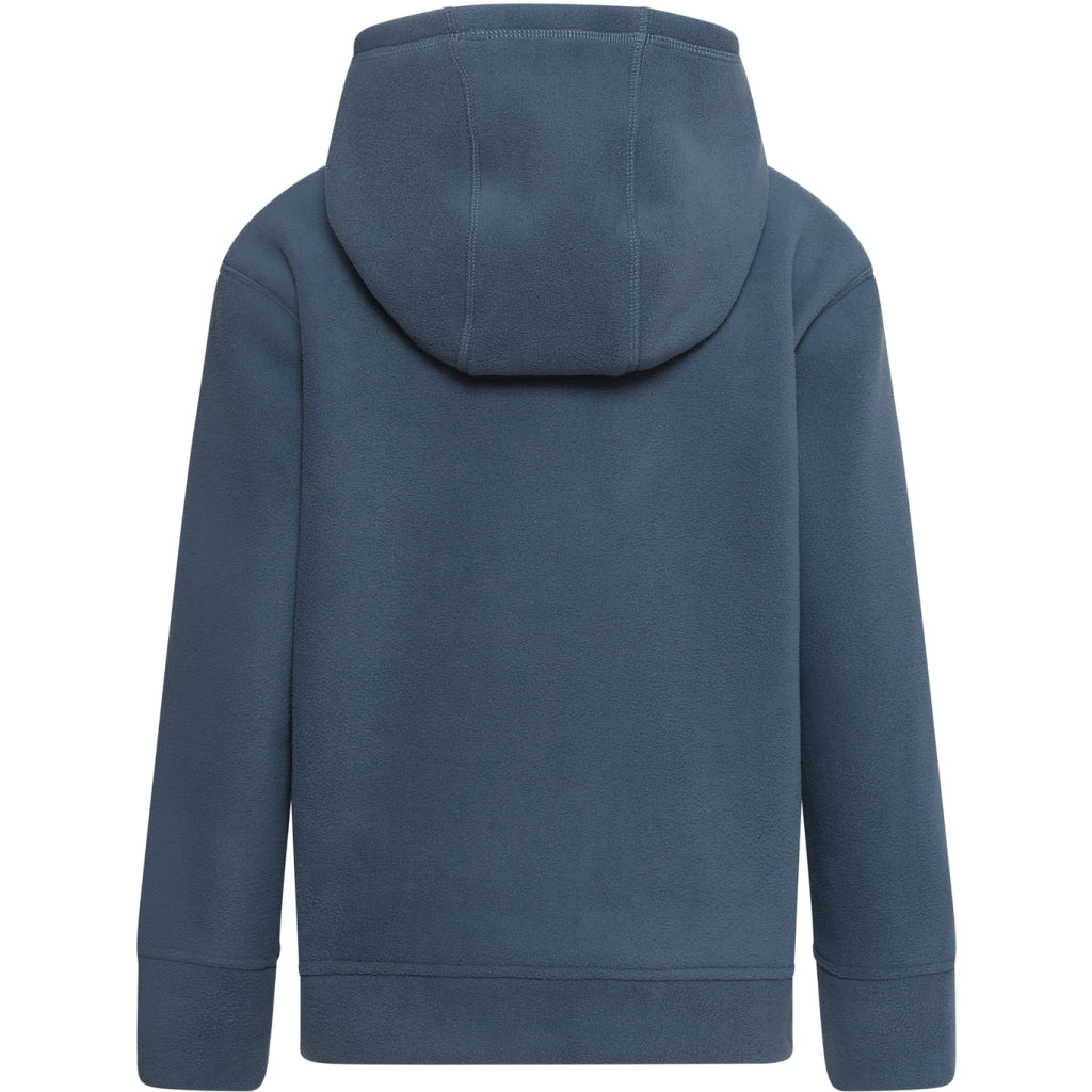 VER de TERRE Fleece hættetrøje Fleece 666 Polar blue/mocca