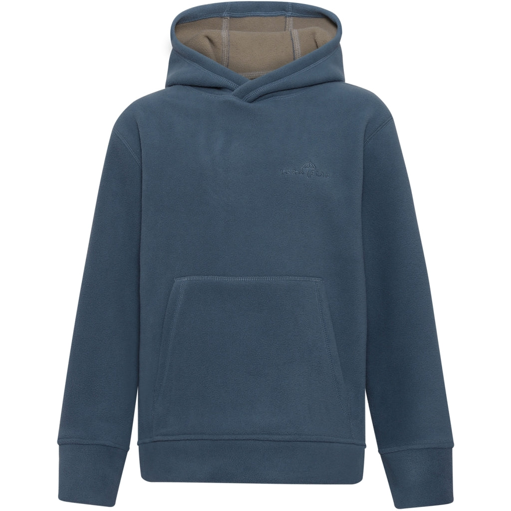 VER de TERRE Fleece hættetrøje Fleece 666 Polar blue/mocca
