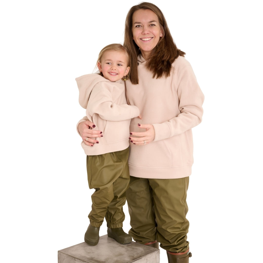 VER de TERRE Fleece hættetrøje Hættetrøje 406 Rose powder/mocca