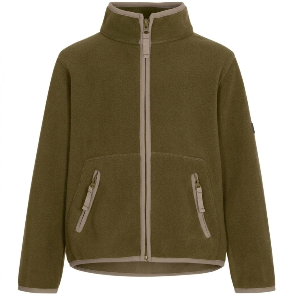 VER de TERRE Fleece jakke Jakke 873 Dark olive/mocca