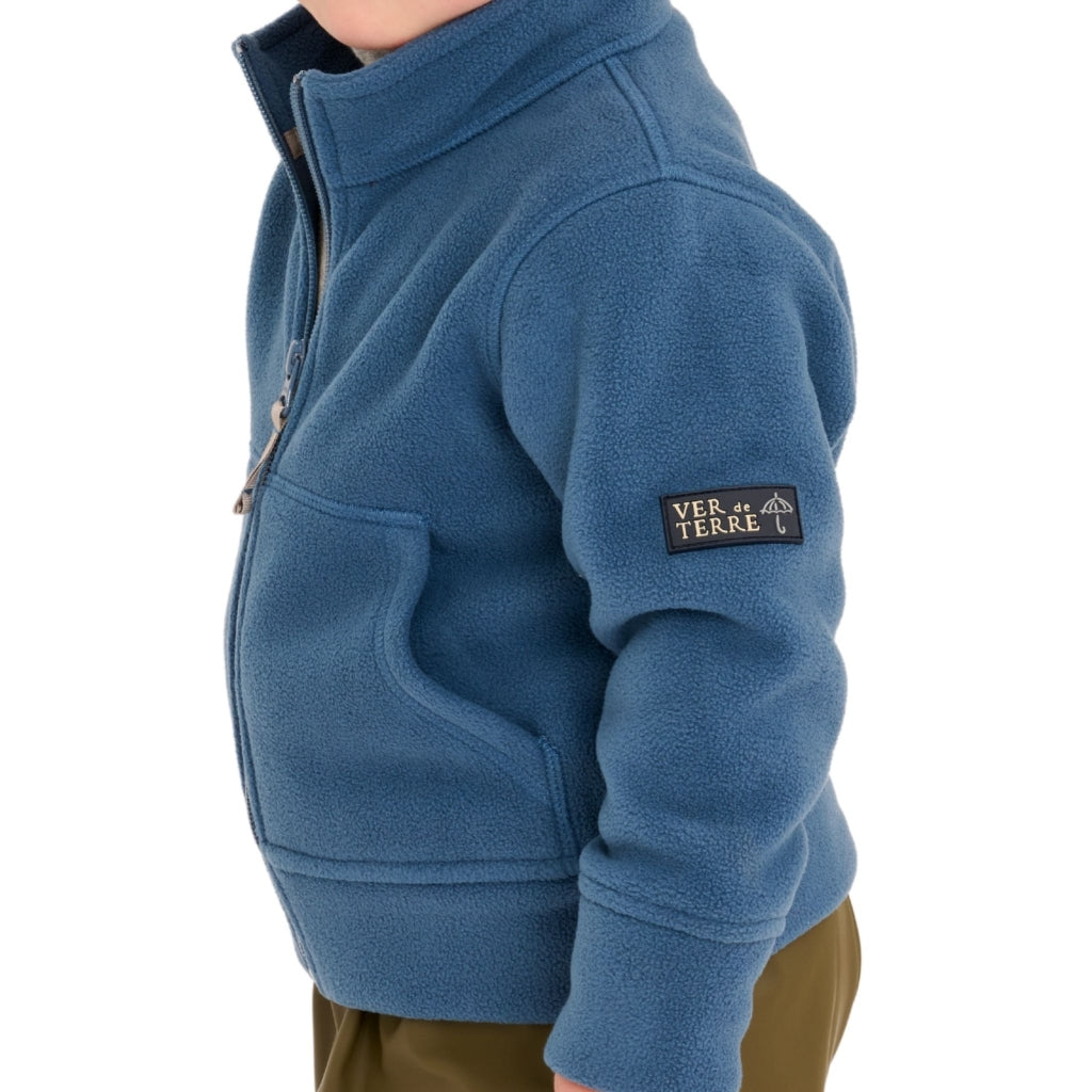 VER de TERRE Fleece jakke Jakke 666 Polar blue/mocca