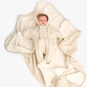 VER de TERRE Fleece tæppe Tæpper 986 Kit/vanilla