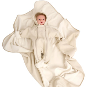 VER de TERRE Fleece tæppe Tæpper 986 Kit/vanilla