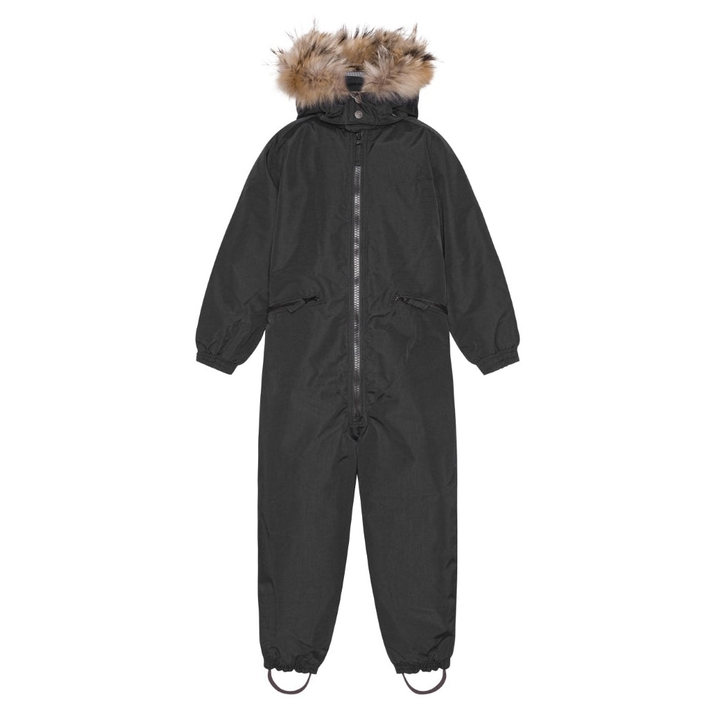 VER de TERRE Flyverdragt med pels Flyverdragt med pels 099 Black