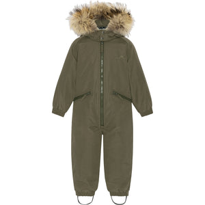 VER de TERRE Flyverdragt med pels Flyverdragt med pels 867 Dark moss