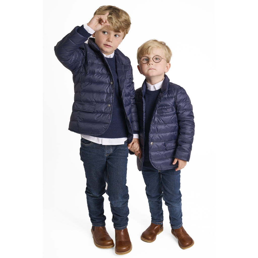 VER de TERRE Forårs dunblazer Dunjakke 600 Navy