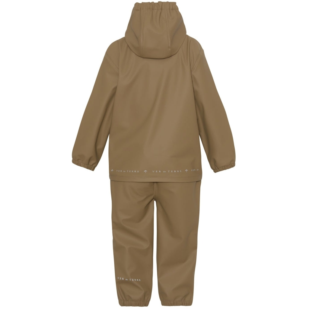 VER de TERRE Gummi regnsæt Regntøj 912 Caramel