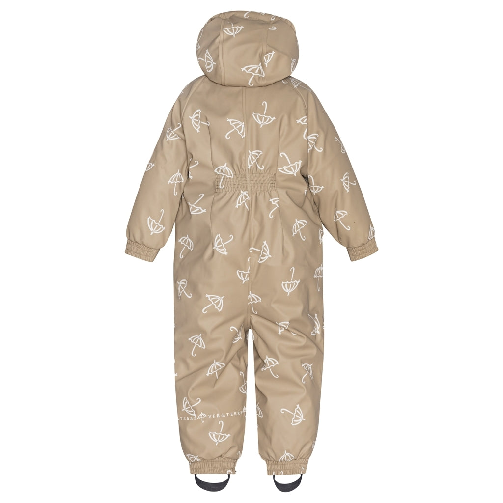 VER de TERRE Gummiflyverdragt Flyverdragt 979 Cloud cream print