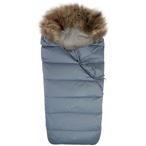 VER de TERRE Kørepose i dun med pels Kørepose med pels 665 Polar blue