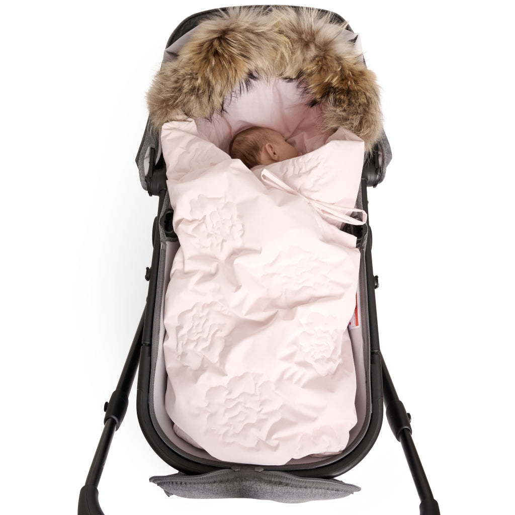 VER de TERRE Kørepose i dun med pels Kørepose med pels 405 Rose powder