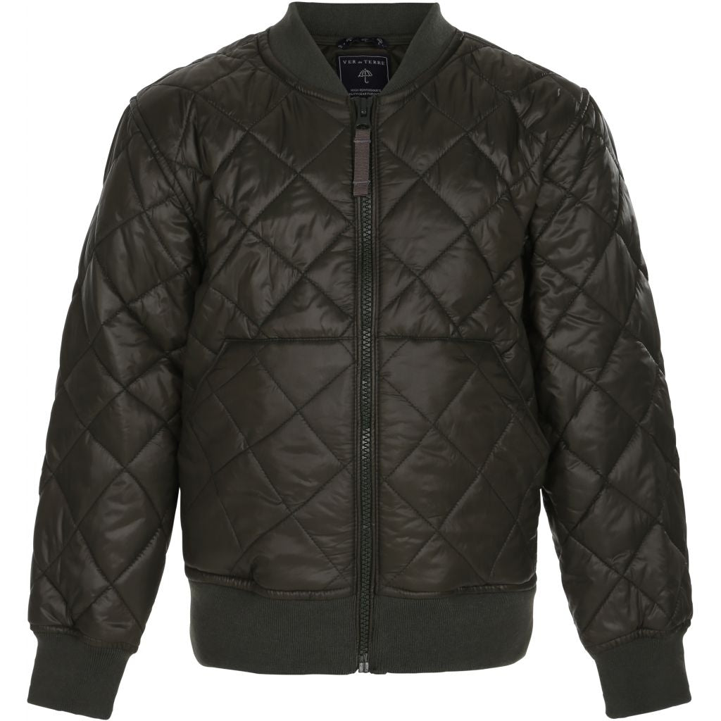 VER de TERRE Let quiltet bomber jakke Jakke 855 Pine