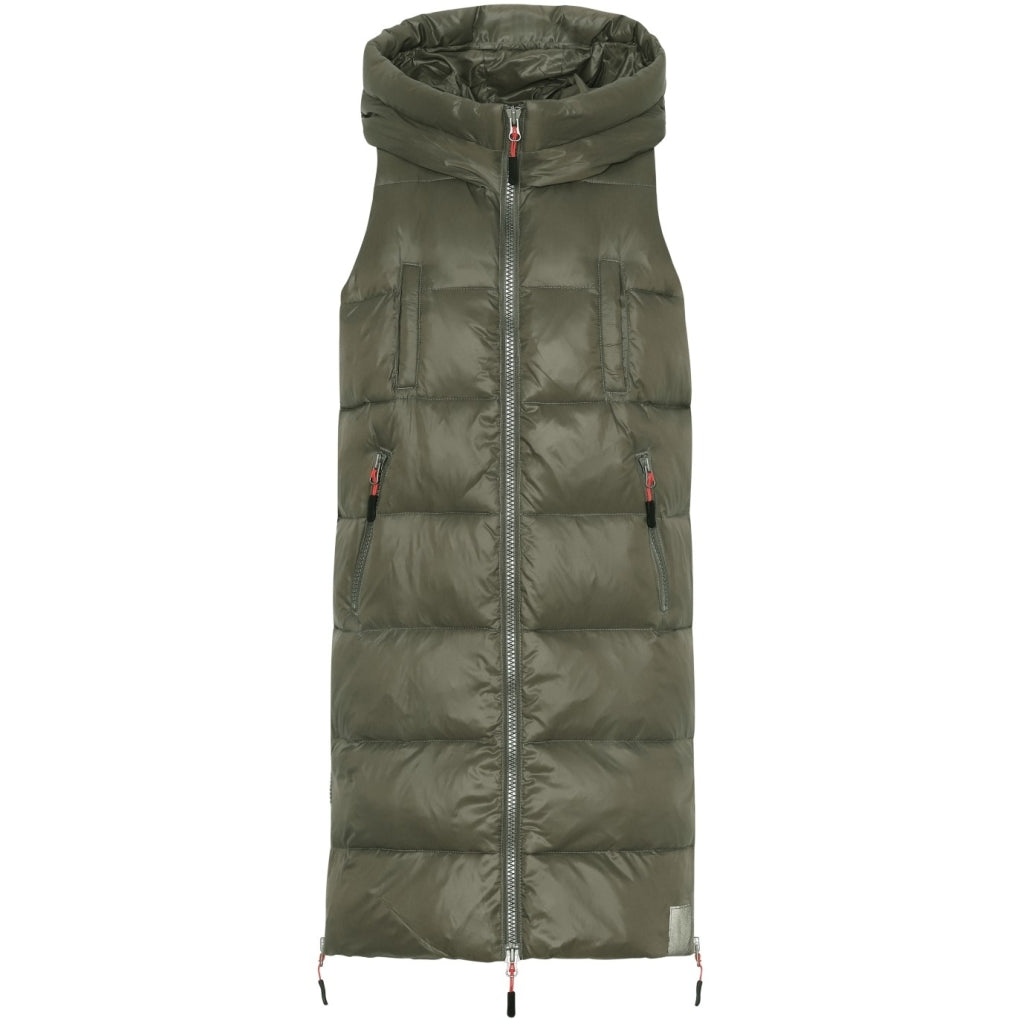 VER de TERRE Mountain pigevest Vest 867 Dark moss