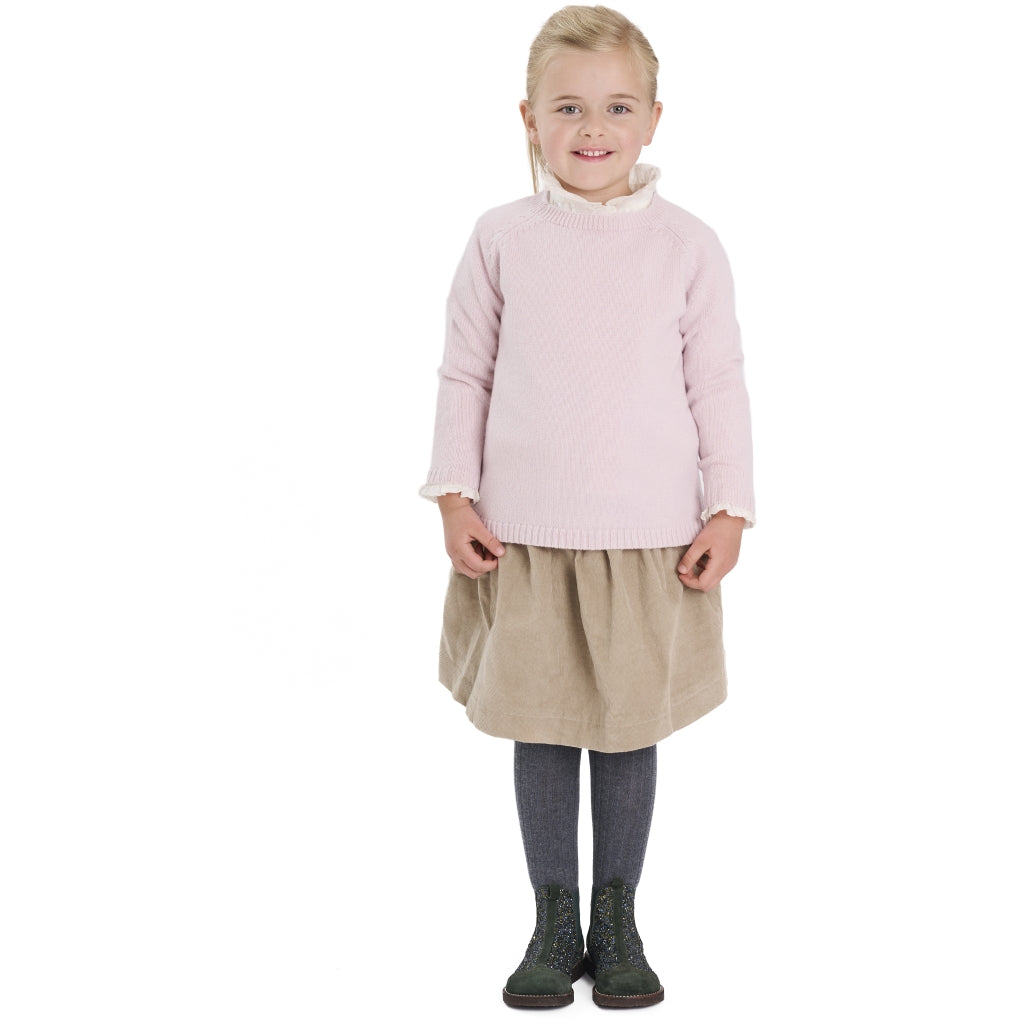 VER de TERRE Pige cashmere sweater Sweater 405 Rose powder