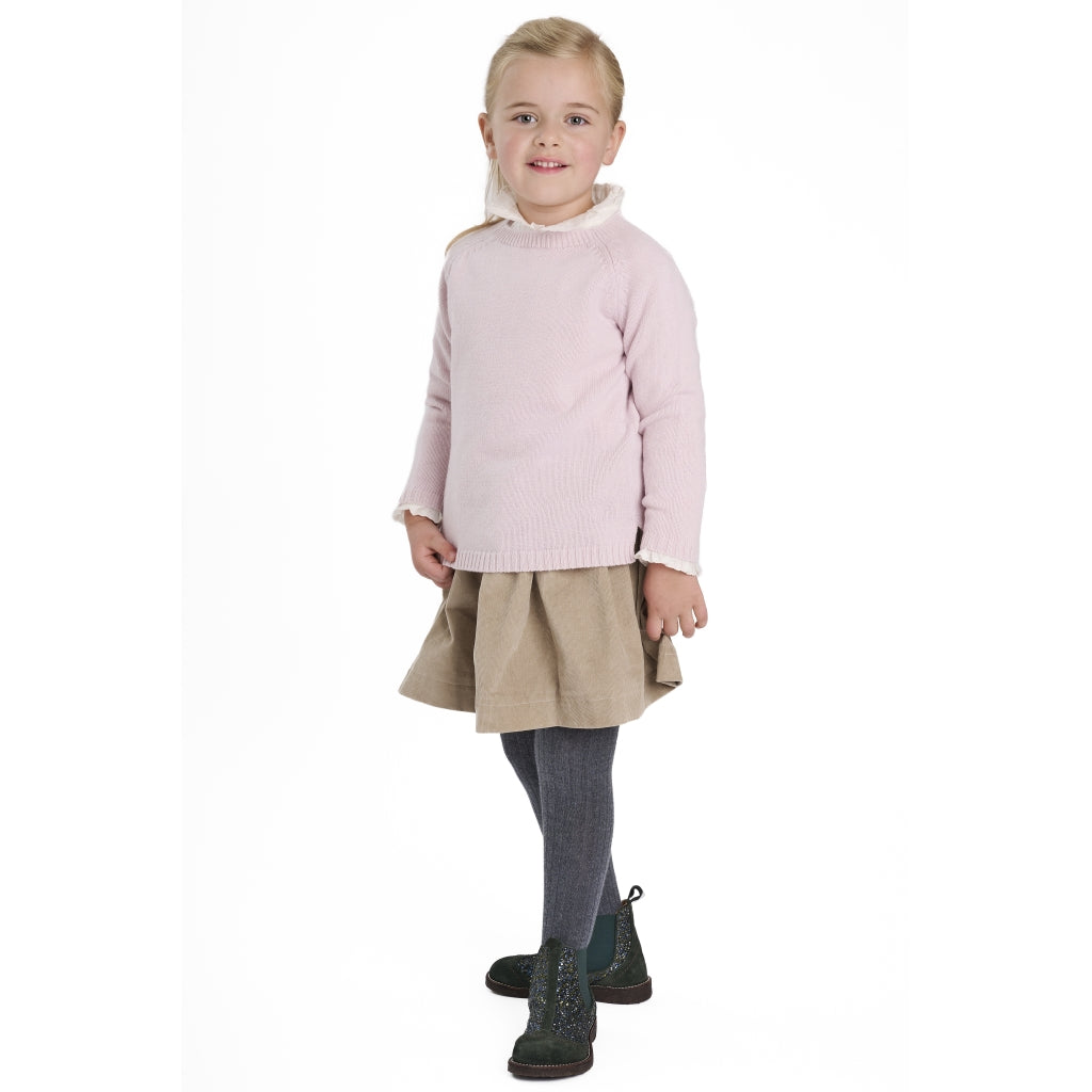 VER de TERRE Pige cashmere sweater Sweater 405 Rose powder