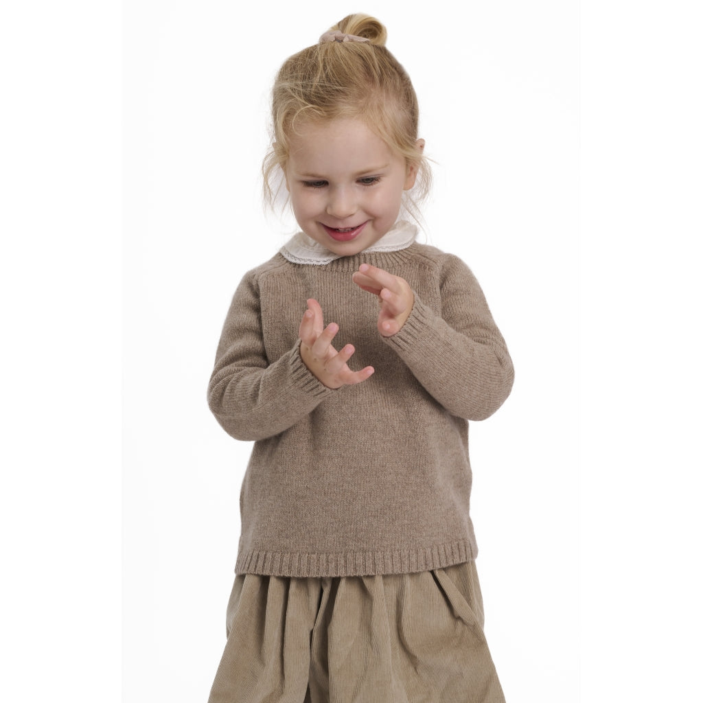 VER de TERRE Pige cashmere sweater Sweater 918 Bear mélange