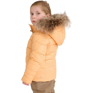 VER de TERRE Pige dunjakke med pels Dunjakke med pels 208 Apricot