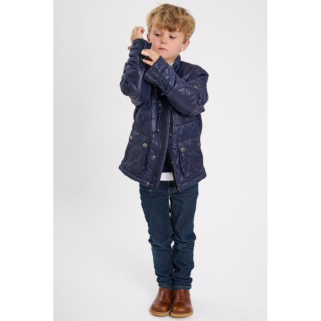VER de TERRE Quiltet drenge jakke Jakke 600 Navy