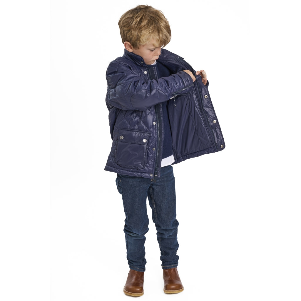 VER de TERRE Quiltet drenge jakke Jakke 867 Dark moss