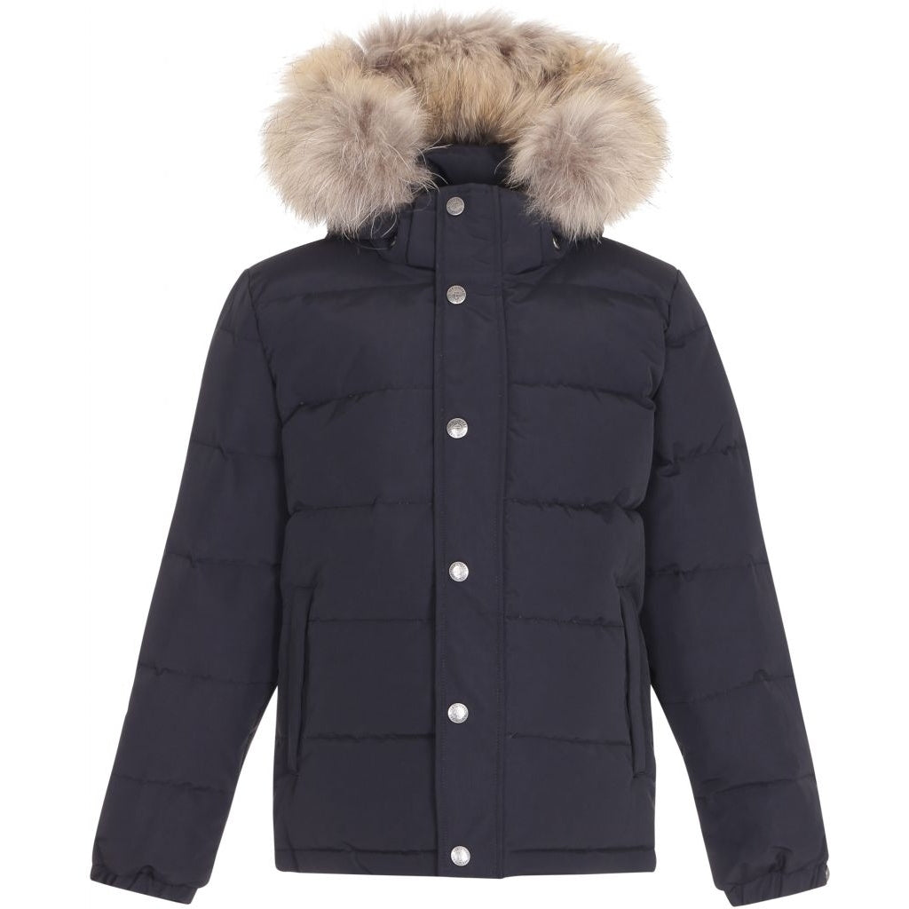 VER de TERRE Vinter dunjakke med pels Dunjakke med pels 099 Black