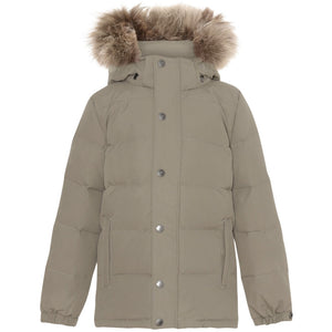 VER de TERRE Vinter dunjakke med pels Jakke 912 Caramel