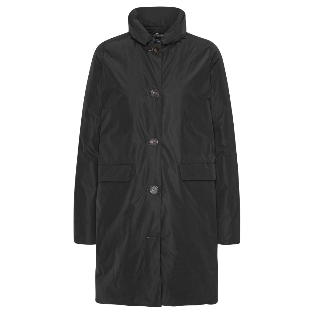 VER de TERRE Womans down coat Dunfrakke 600 Navy