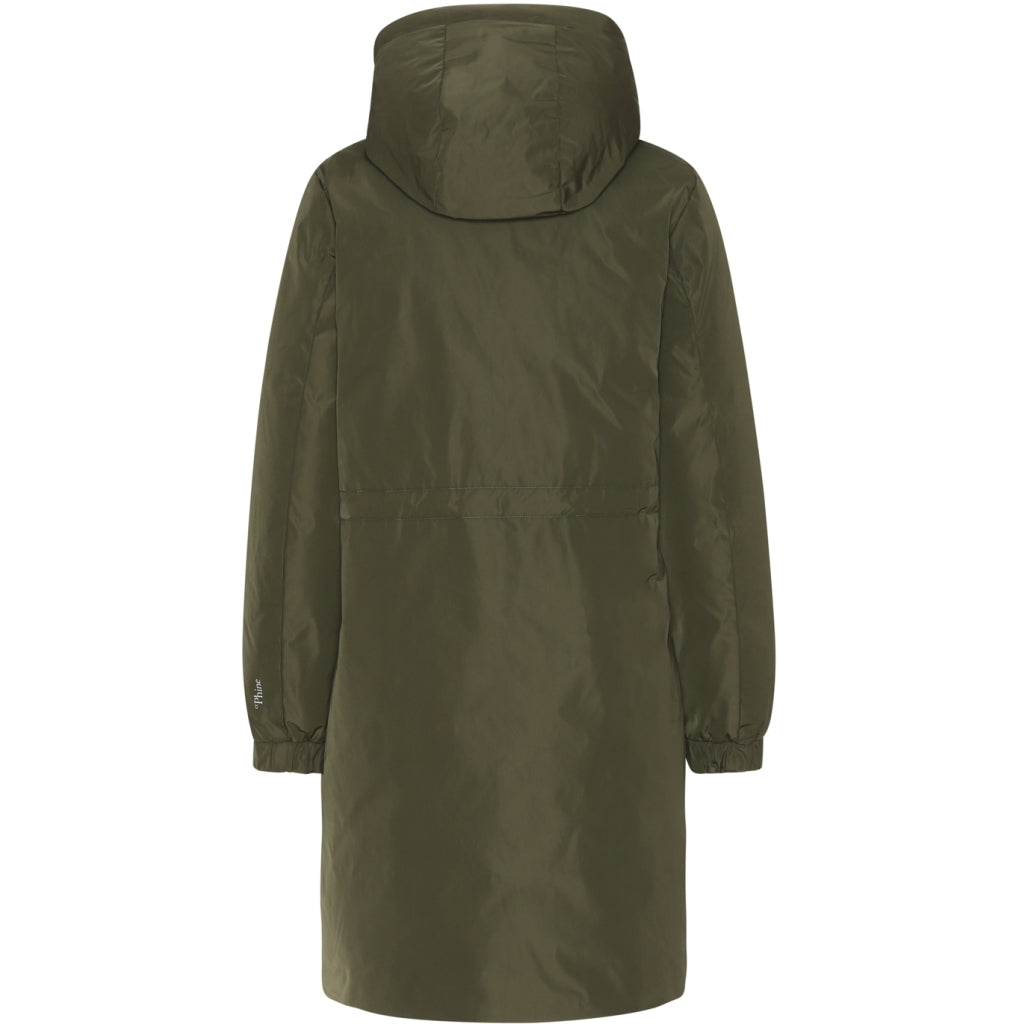 VER de TERRE Womans parka coat Frakke 866 Dark moss/grey