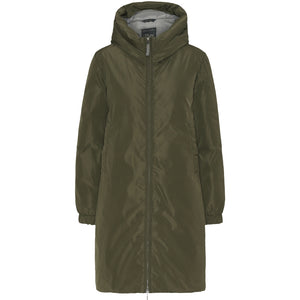 VER de TERRE Womans parka coat Frakke 866 Dark moss/grey