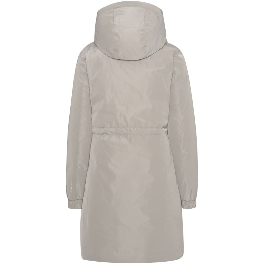 VER de TERRE Womans parka coat Frakke 983 Oyster/grey