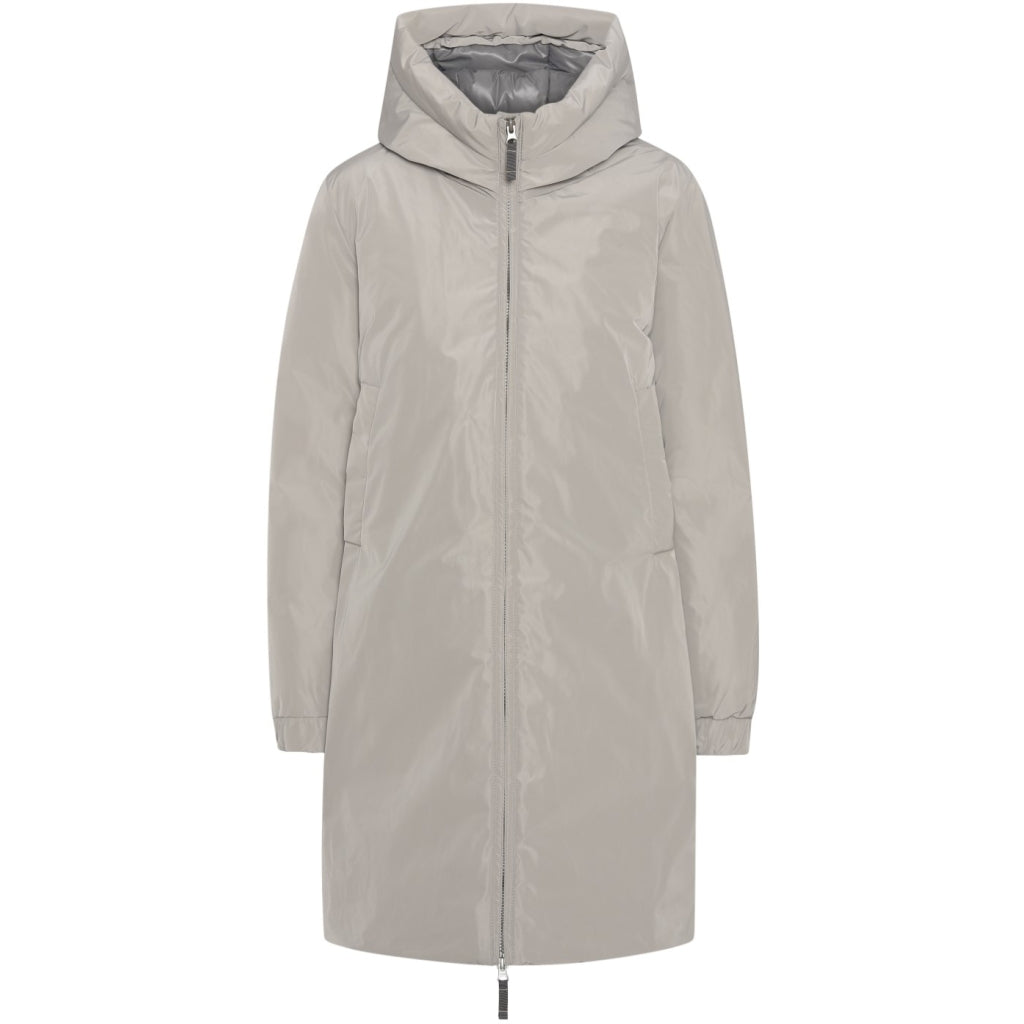 VER de TERRE Womans parka coat Frakke 983 Oyster/grey