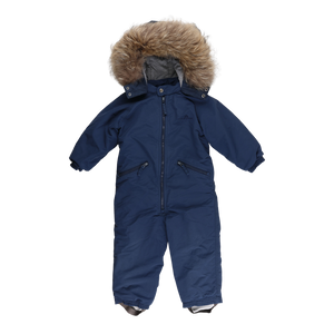RE-LOVE Flyverdragt med pels - Navy