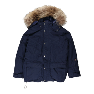 RE-LOVE Arktisk vinterjakke med pels - Navy