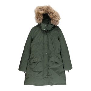 RE-LOVE Women's Arctic Winter Coat with Fur - Caramel