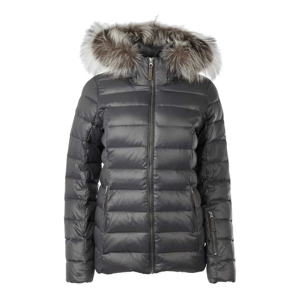 RE-LOVE Winter women's ski jacket with down and silver fox