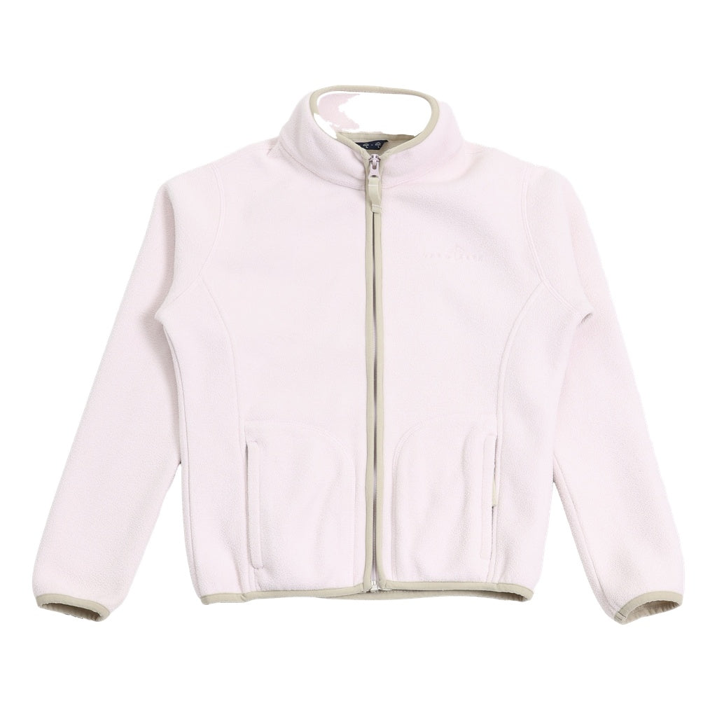 RE-LOVE Pige fleece jakke - Mahogany rose/mocca
